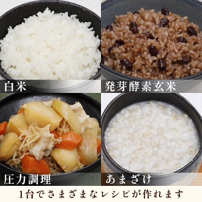 発芽機能付】酵素玄米・圧力炊飯器 | なでしこ健康生活公式通販